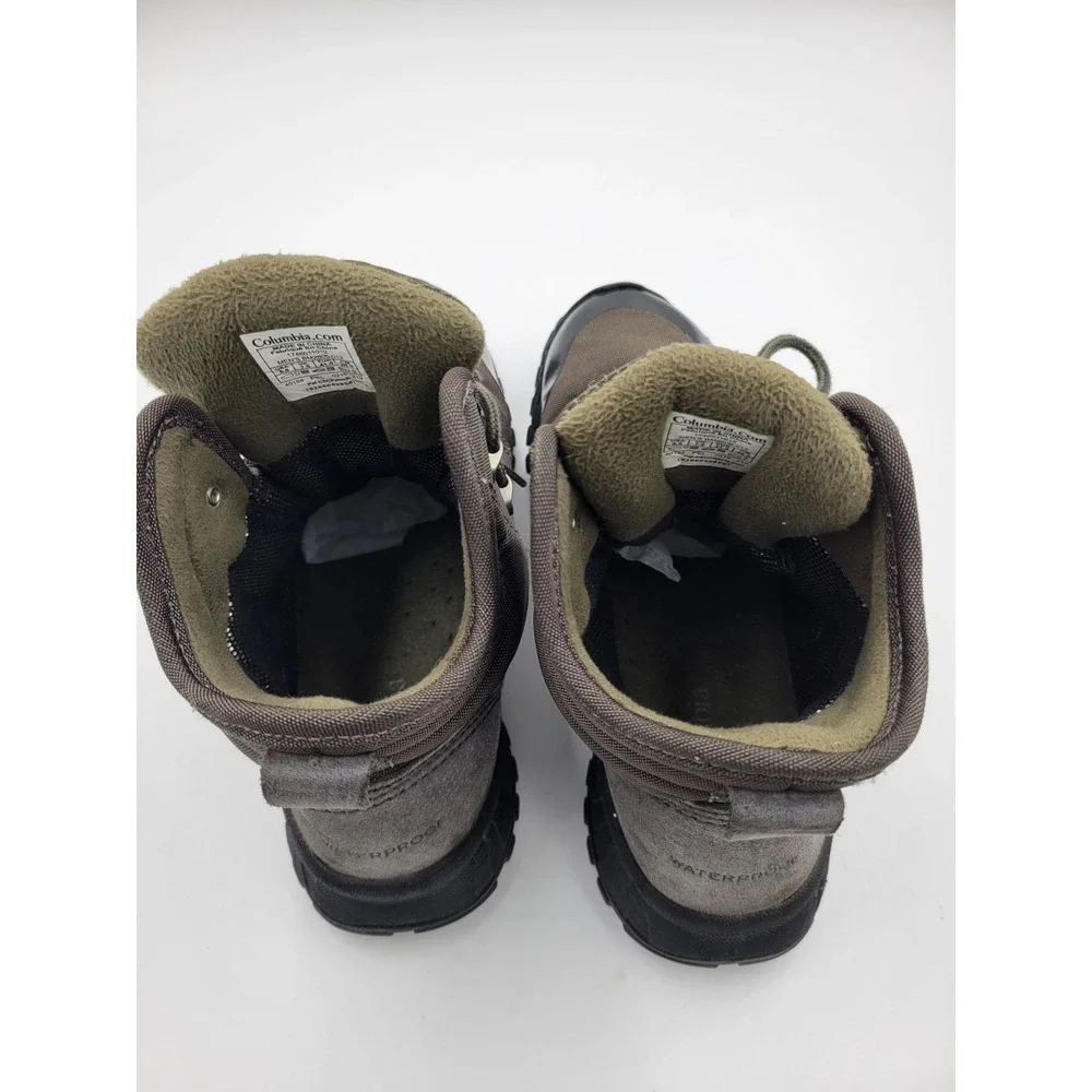 Columbia Hilltop Ridge Men's Hiking Waterproof Boots‎ Deep Olive Sz 8.5